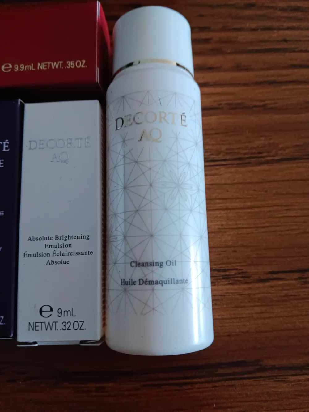 Decorte sample boxes